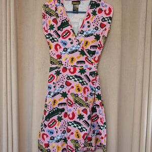 Nooworks Wrap Dress – Small – Taxi Floral Print – New Without Tags 🌸